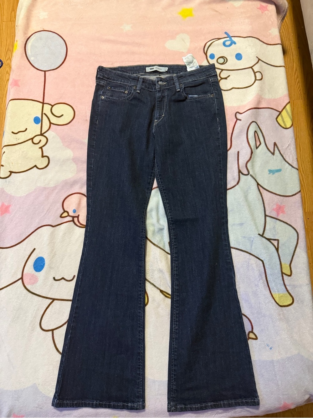 Levi's Dark Blue Flared Women's Jeans
